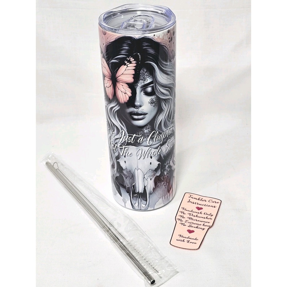 Just A Chapter Not The Whole Story 20Oz Tumbler Travel Insulated Motivational